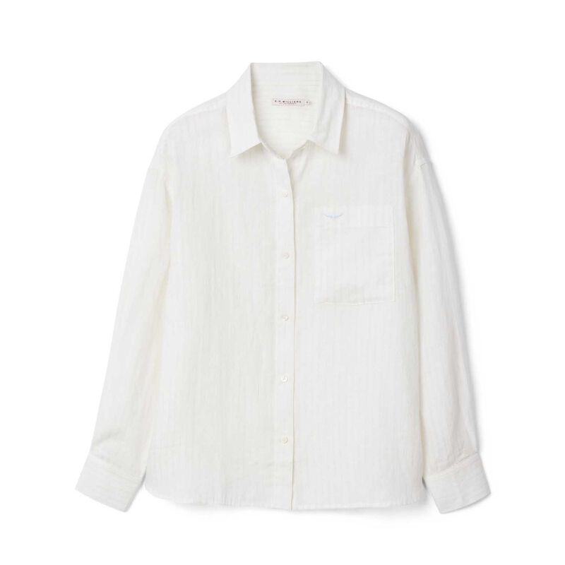 R.M. Williams Hopeland Stripe Linen Shirt image number 2